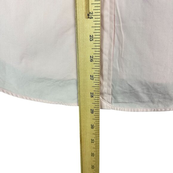 Vtg Ralph Lauren Shirt Women 6 Pink Preppy Cotton Embroidered Logo Classic Fit - Picture 9 of 10